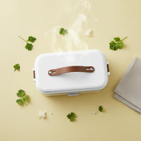 Insulated Electric Lunch Box Easy to Clean Portable Electric Lunch Box Leakproof for Office Workers, Students, School, Travel, Car