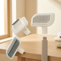 Cat Brush and Pet Hair Remover for Dog Grooming, 3 Pack Self Cleaning Dog Comb and Massage Tool, Double Sided Puppy Grooming for Haired Cats