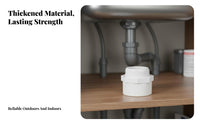 Kitchen Sink Drain Connector Leak-Resistant Sink Overflow Hose Connector Easy to Install Multi-Port Drain Pipe Fitting for Homeowners, Plumbers