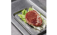 Stainless Steel Serving Tray Food-Grade Platter with Handles for Hosts, Cafe