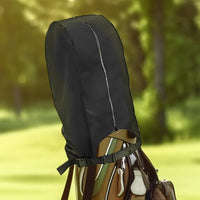 Scratch Resistant Universal Golf Bag Rain Hood Shielding Waterproof Golf Bag Cover Lightweight Zippered for Outdoor, Travel, Storage