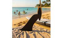 9-Inch Center Fin with Screw Straight-Blade SUP Fin Removable Streamlined for Paddleboarders, Racers, Surfers, Paddleboarding, Surfing