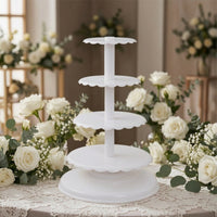 Cake Stand Stable 4 Tier Cake Culinary Stand Grade Dessert Display for Dessert Makers, Parties