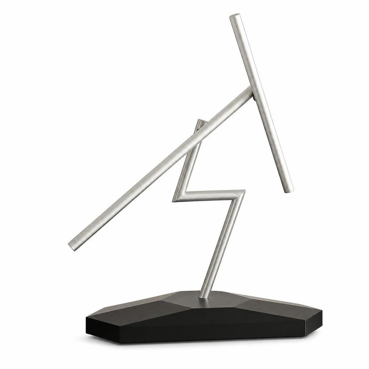 Kinetic Sculpture with Rectangular Base Modern Desktop Kinetic Sculpture Display Sleek Sophisticated for Office, Study