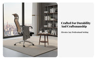 Lumbar Cushioning Reclining Ergonomic Chair Adjustable Headrest Ergonomic Recliner with Footrest Breathable Mesh posterior-office Furniture for Students, Home Users, telecommuting Workers, Dormitory, Study Room, Gaming Setup, Workstation