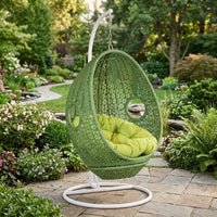 PE Rattan Hanging Chair, Modern Minimalist Hammock Chair, Indoor & Outdoor Use