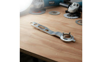 2 Pieces Nickel-Plated Multi Function Grinder Spanner Easy to Use Angle Grinder Wrench Adjustable Power Tool Accessory Heavy Duty for Repair