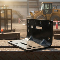 Winch Mounting Bracket Heavy-Duty Winch Bracket Steel Powder-Coated for DIYers, Trailer, Workshop