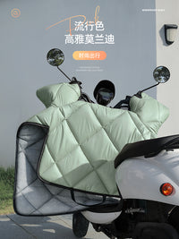 电动车挡风被冬季加绒加厚冬款电瓶摩托车防水罩四季通用2025新款
