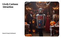 Humorous Robot Costume Lightweight Kids Robot Costume Foam-Backed Body for Adults, Halloween, Stage Performances, Themed Events