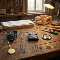 Clock Set with Chime Musical box Decorative Pendulum Clock Set with Hands Complete for Makers