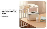 Sterilizable Portable Teether container Large Capacity Portable Soother Container Hygienic Storage Pacifier Holder Easy to Clean for Infants, Newborns, on-the-move, while on-the-moveing, in Diaper Bags, Outdoors