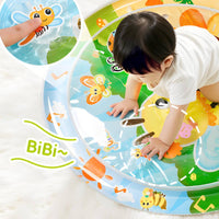 Printed Baby Tummy Time Water Mat Clear Tummy Time Water Mat Colorful Air-Filled for Babies