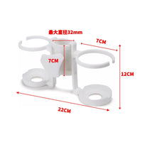 Beach Umbrella Cup Holder Easy Install Umbrella Cup Holder Cup Holder Plastic Stable for Beachgoers, Outdoor, Picnics