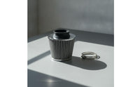 Universal Cone Head Air Filter Pleated Cone Head Filter Black Silver Tone for Diy Mechanics