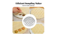 Aluminum Dumpling Press Time-Saving Ravioli Maker Easy to Use 37 Hole Ravioli Tray for Home Cooks, Beginners, Gatherings