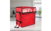 Insulated Meal Transport Bag Top Loading Large Pizza Storage Pouch Heavy Duty Takeout Supply for Restaurants