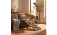 Dog Ramp with Handle Stable Adjustable Dog Ramp Sturdy for Injured Pets