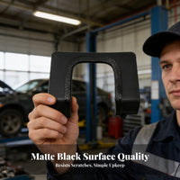 Tow Hook Cover Plate Non-Destructive Installation Square Hitch Cover fit Rubber Tow Hitch Cover