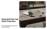 Water-Spraying Dust Cover Enhanced Safety Power Tool Accessory for Workshops