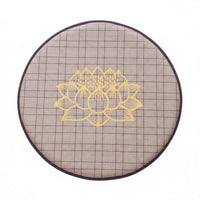 Breathable Lotus Meditation Mat Lightweight Anti-Slip Floor Cushion Easy to Carry for Outdoor