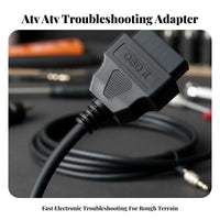Read and Reset Fault Codes OBD2 to 8 Pin Adapter Seamless Connectivity All-Terrain Vehicle Brand 8 Pin Diagnostic Adapter Sturdy Construction ATV Diagnostic Connector Stable Performance for Mechanics, Workshop, Garage