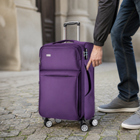 Multi-functional Oxford Cloth Luggage with Spinner Wheels and TSA Lock