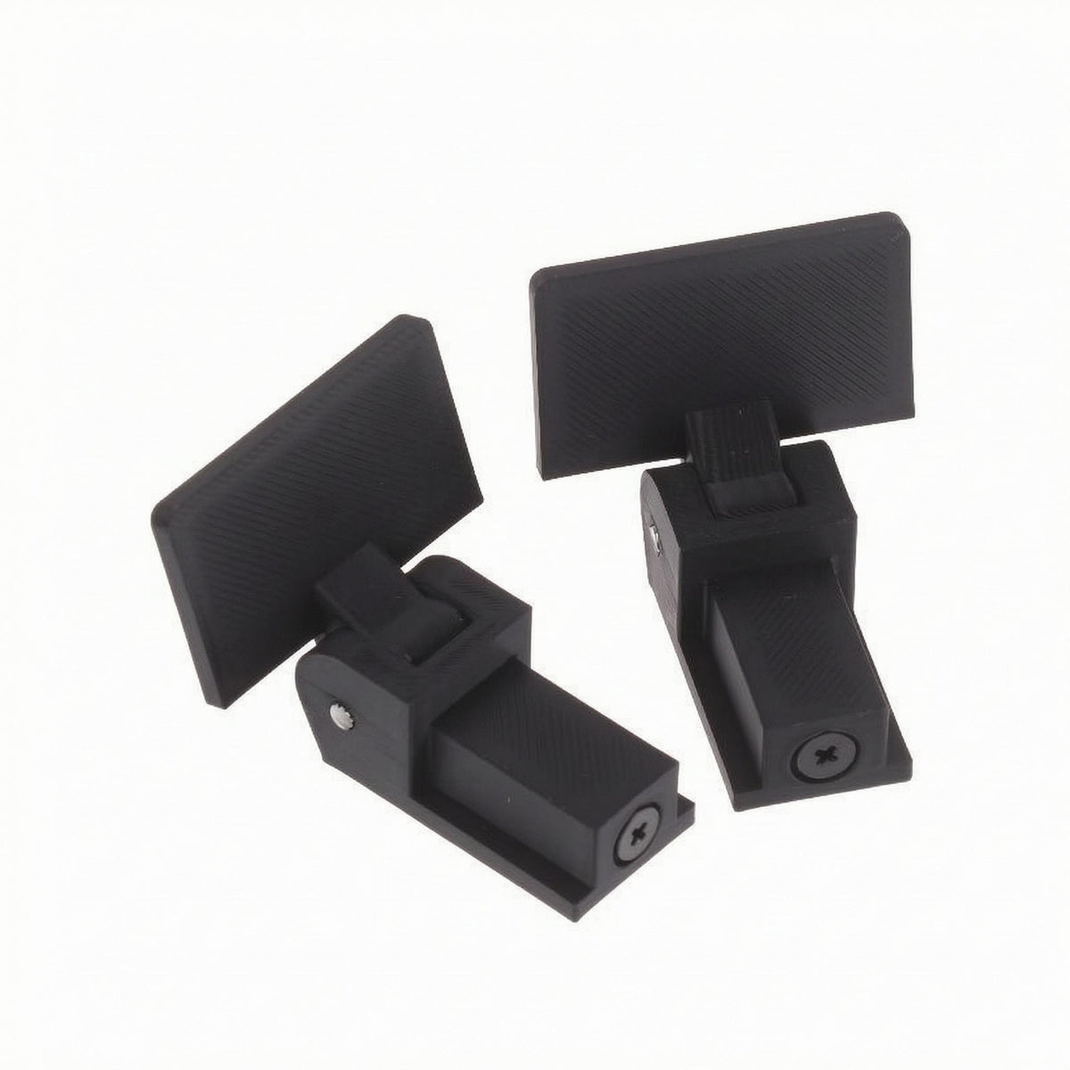 2 Pieces Matte Black Dust Cover Hinge Pivoting Turntable Player Cover Hinge