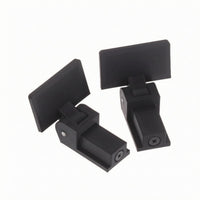 2 Pieces Matte Black Dust Cover Hinge Pivoting Turntable Player Cover Hinge