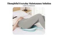 gender-neutral Design Bedside Potty with container Easy to Clean Bedpan with Lid Padded Seat Patient Commode Ergonomic Shape for Bedridden Patients, Postpartum Woindividuals, Disabled grown-ups, in Bed, Postmedical Recovery, Hospital, Bedroom
