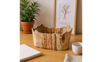 Woven Basket Handwoven Organizer Basket Woven Decor Decoration
