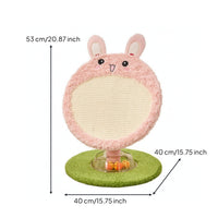 Cat Scratcher with Toy Balls Compact Cat Scratching Board Large Furniture for Living Room