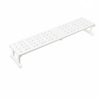 Adjustable Length Expandable Tension storage-space Saving Expandable Tension Rack Easy Installation Cabinet Organizer adaptable for Renters, households, Students, Under Sink, Kitchen, Bathroom, bookshelf
