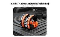 High Breaking Strength Soft Rope Heavy-Duty Synthetic Rope Lightweight and Safe Towing Equipment Long-Lasting for Away from the Road-Highway Enthusiasts, ATV/UTV Operators, Rescue Personnel, Winching, Emergency Situations, Camping