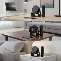Wireless Bluetooth Speaker with Handheld Audio Input Multi-Function Speaker with Phone Stand Compact Karaoke Machine Hands-Unrestricted for Streamers