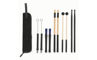 5 Pair Drum Accessory Kit Drum Bag with Handle Compact Drumsticks for Students