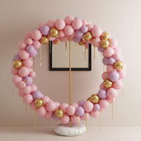 Leak-Resistant Inflatable Water Weight Base Easy to Use Balloon Arch Weight with Fill Opening Portable U-Shaped Water Fillable Base Reusable for Event Decorators, Party Planners, Outdoor Events, Wedding Backdrop