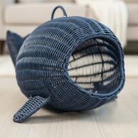 Seafaring Cat Bed All Season Woven Cat Bed Scratch Resistant hideaway for Indoor