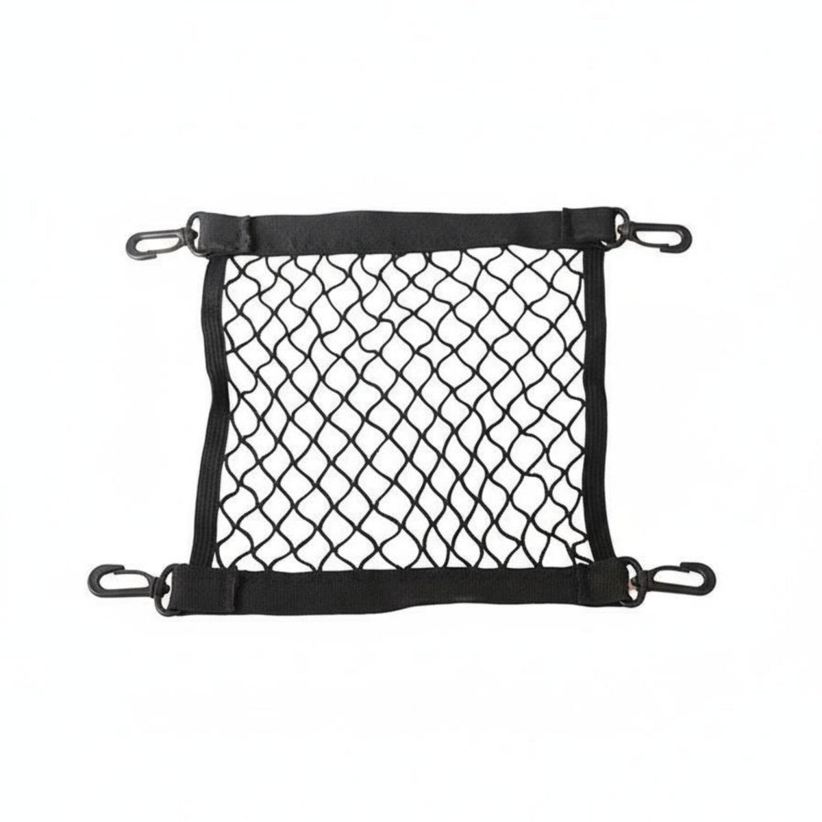 Universal Fit Cycle Cargo Net with Hooks Anti-Loss Elastic Bike Basket Net for Cyclists