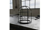 Bulb Shock Barrier Resistant Bulb Protector Heavy-Duty Wire Cage Lamp Protector for Workshop, Warehouse, Basement