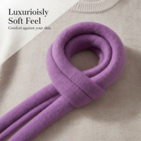 Korean Design Slim Knit Scarf for Women - Y2K Fashion Narrow Neck Warmer