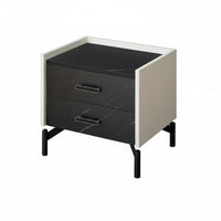 Modern Design Nightstand with Drawers Minimalist & design Single-Drawer Nightstand Light Luxury stylistic Bedside Table space-saving Size for Apartment Dwellers, homeowners, Students, Small areas, Guest Room, Hallway, Office