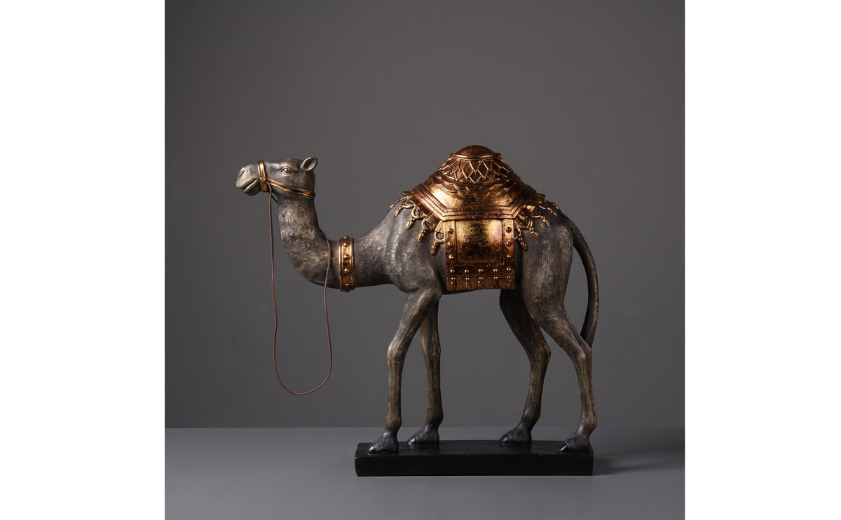Vivid Details Camel Figurine | Textured, Camel Statue, for Living Room