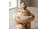 Marble Jar Cylindrical Jar Wider Base Marble