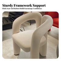 Modern Minimalist & aesthetic Upholstered Makeup Seat Elegant golden-Finish Legs Vanity Stool Ergonomic Curved rear characteristic Chair luxuriously soft padding for Women, Bedroom, dressing area, professional glamour studio, perusing Corner