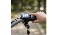 Right-Side Throttle Grip with LCD Display Anti-Slip Electric Bicycle Throttle with LCD Display Universal Controller Compatible for Commuters, Handlebar Replacement
