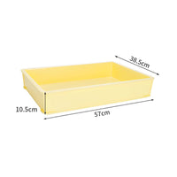 Pizza Bread Mixture Proofing Box Reinforced Stackable Bread Tray Mixture Fermentation Box for Culinary Experts, Pizzeria Owners