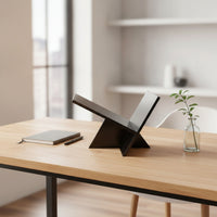 Book Display Stand Minimalist Bookstand with Slanted Surface Desktop Book Stand Modern Furniture Angular for Readers, Study