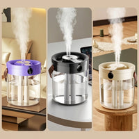 High-Frequency Humidifier twinSpray Tabletop Humidifier Appliance Compact Portable for Desk, Office