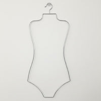 Lingerie Hanger Metal Bodysuit Display Rack Minimalist Style Retail Fixture for Closet